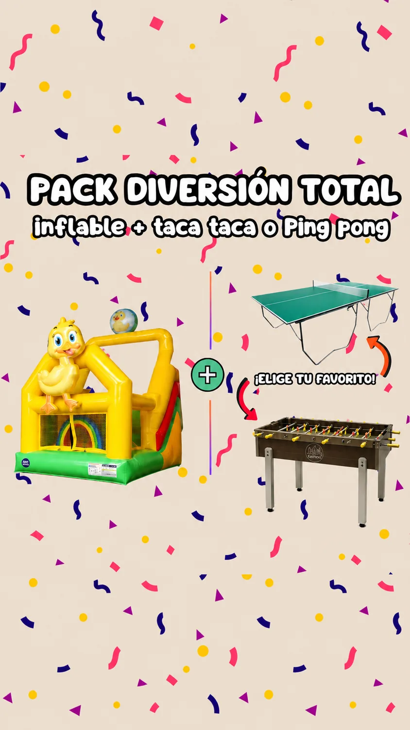 Pack Diversión Total